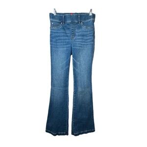 Spanx SPANXshape EveryWear Flare Jeans in a vintage indigo wash